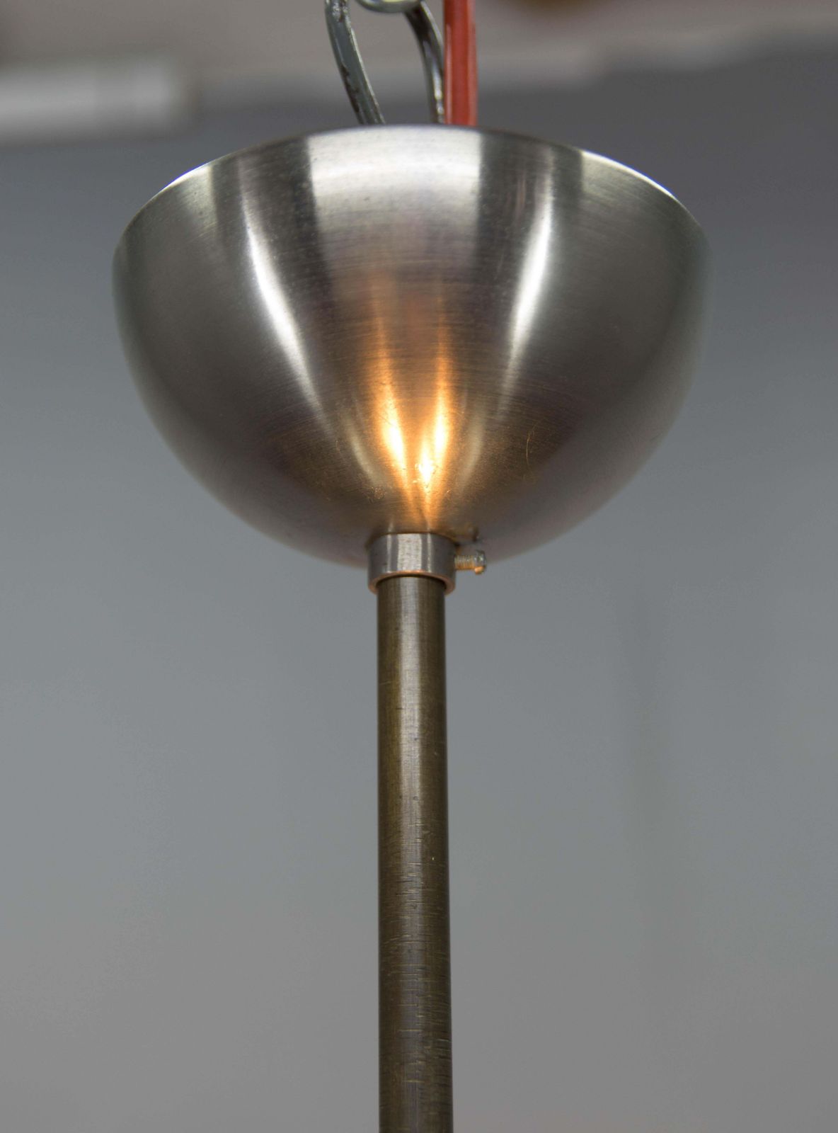 Bauhaus Nikkel Hanglamp Van Franta Anyz Voor IAS, jaren 1920 photo vinterior