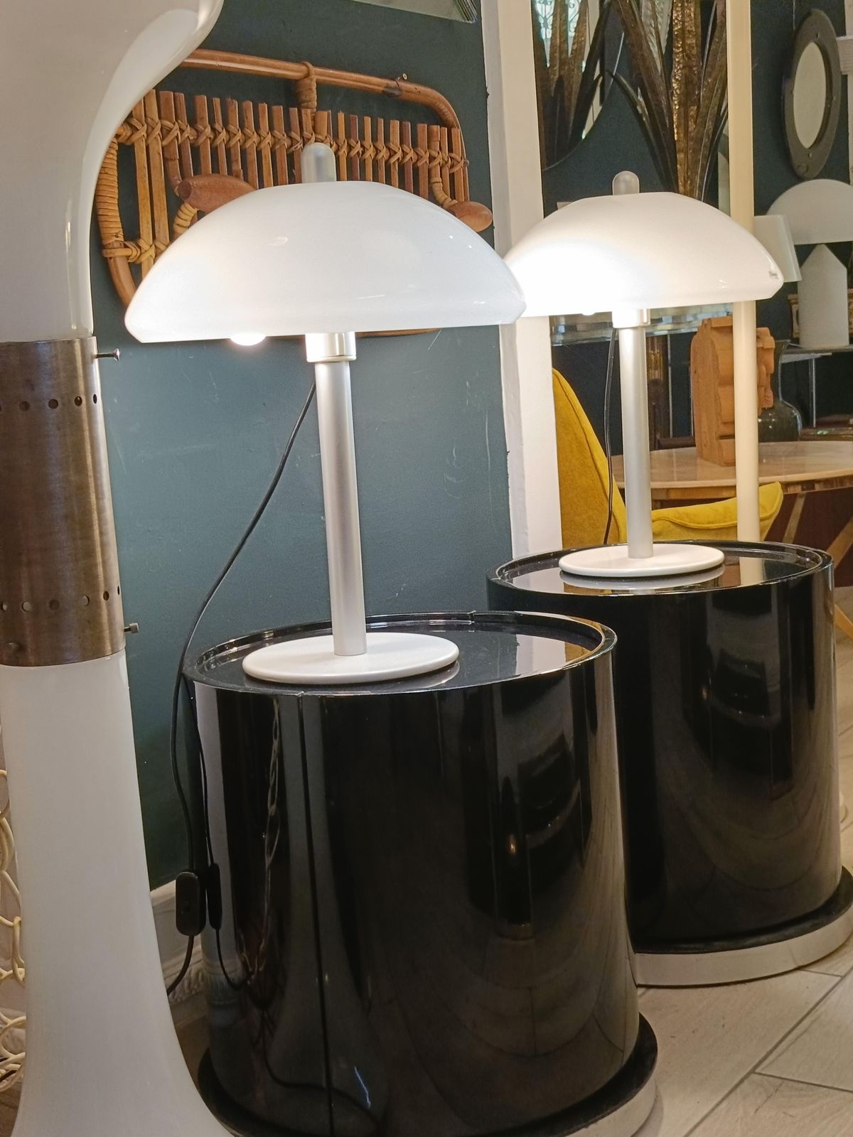 Iguzzini Pair Of Adjustable Height Table Lamps, Italy 1970s photo buy