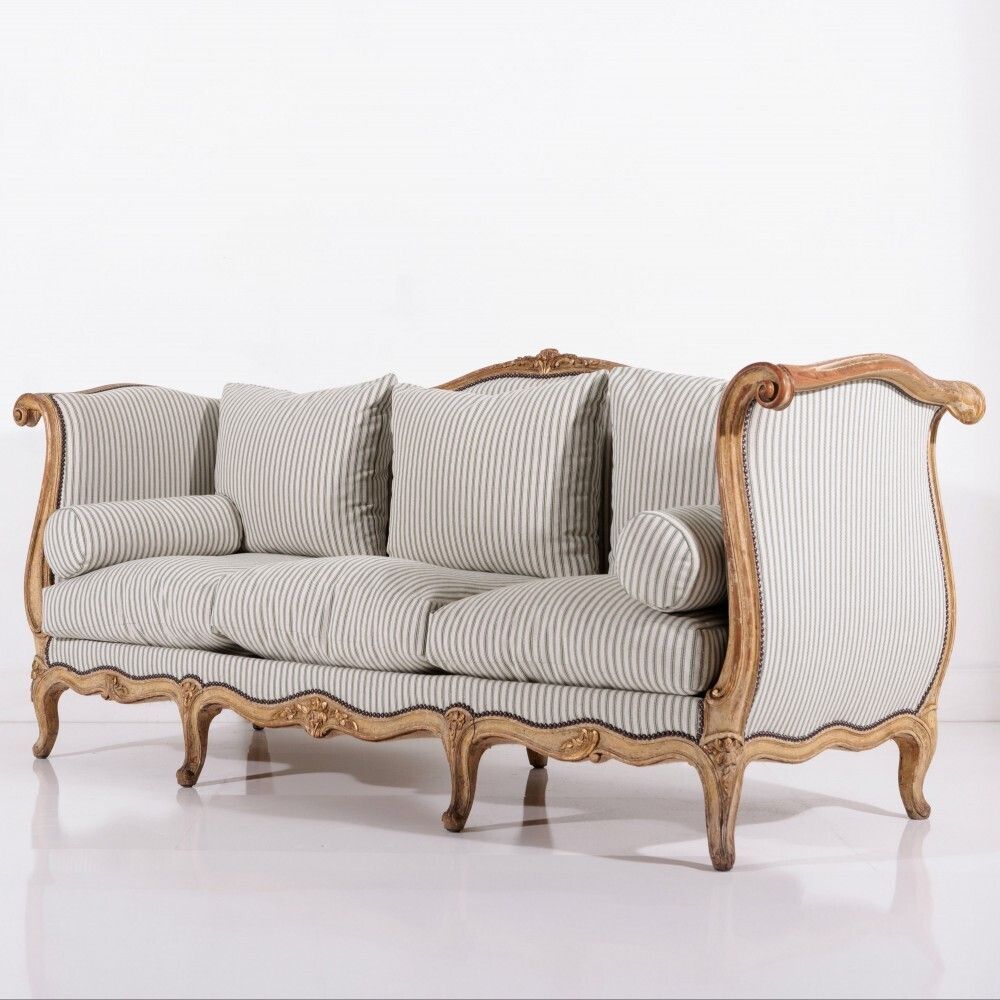 Late 19th Century French Sofa, 1800s photo furniture