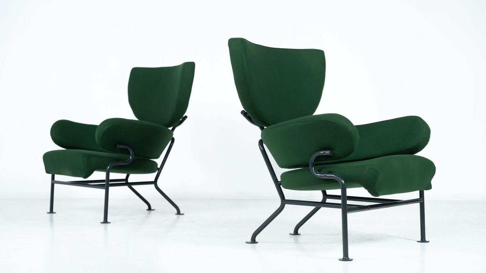 Pair Of Armchairs " Tre Pezzi" Mod. Pl19 By Franco Albini And Franca Helg, 1950s photo vinterior