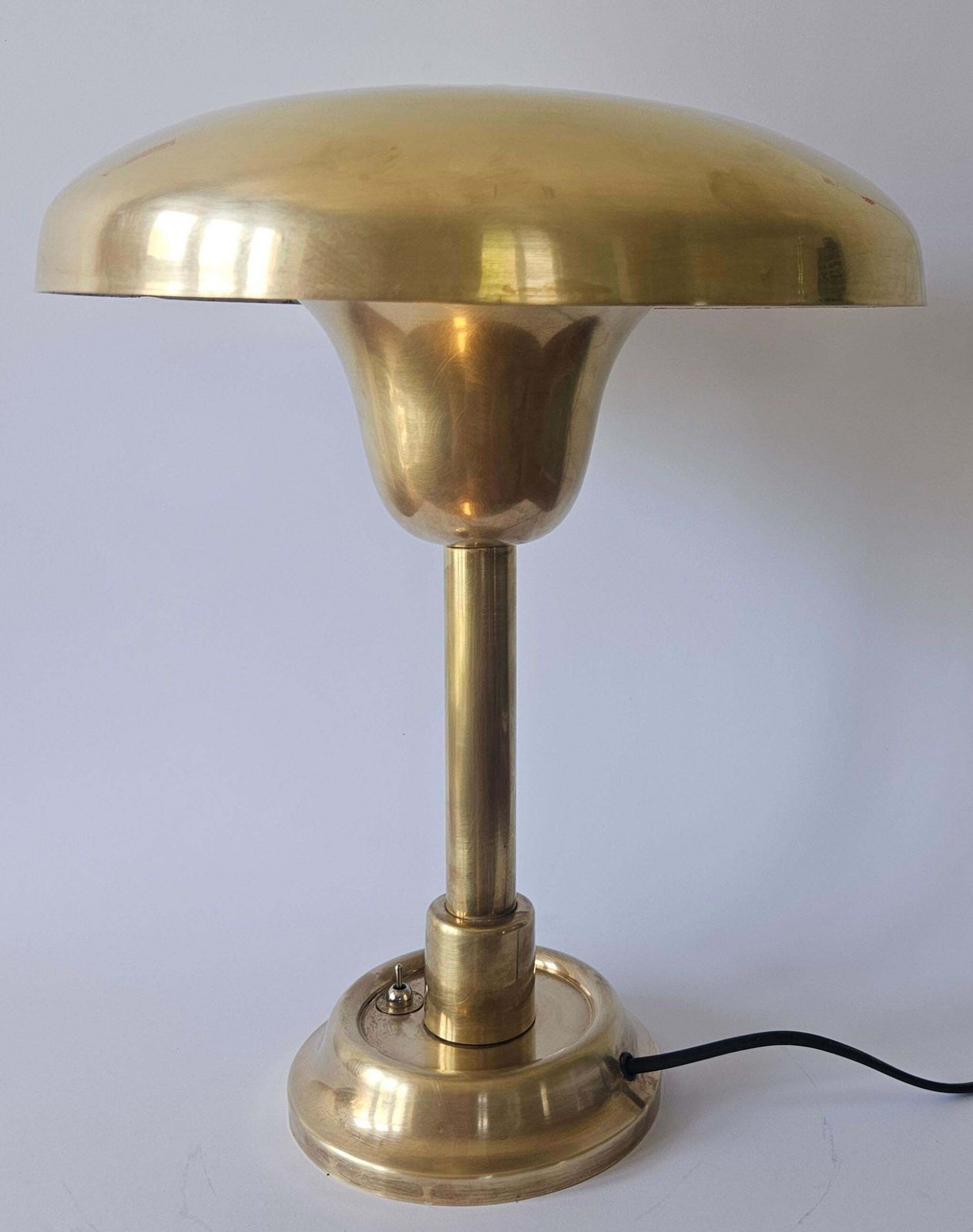 Grote Bauhaus-functionalisme art deco tafellamp, Franta Anyz, jaren 1930 photo furniture