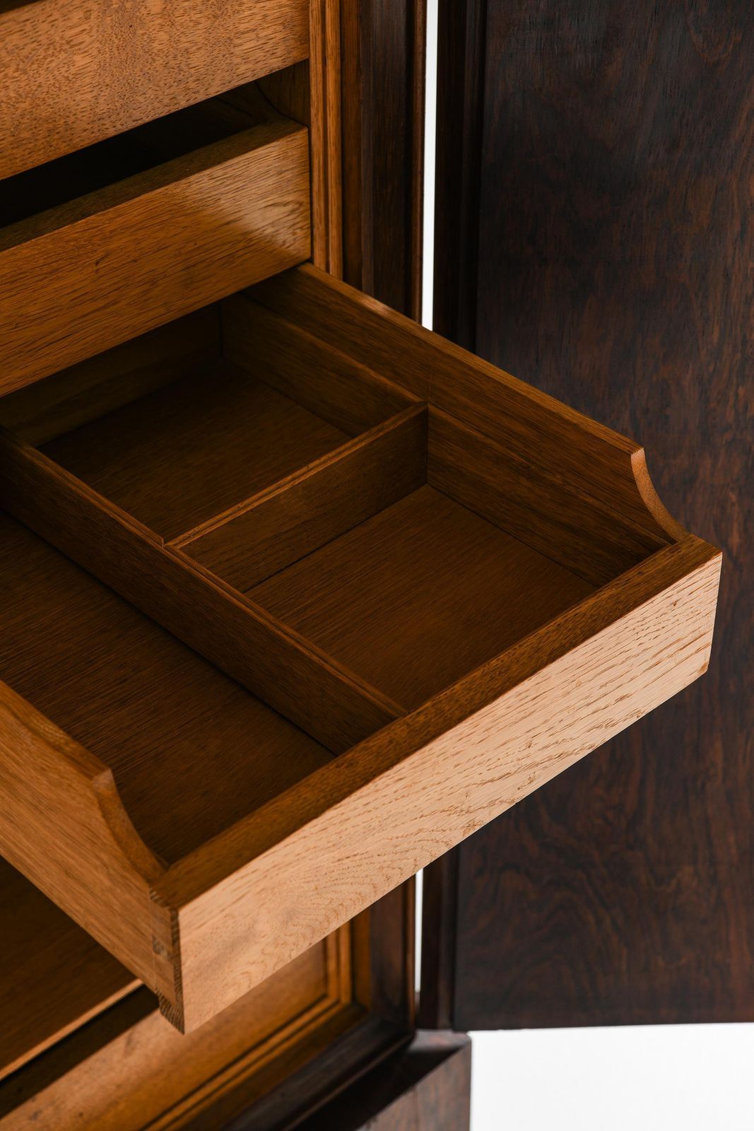 Cabinet Or Wardrobe In Brass And Rosewood By Palle Suenson, 1930s photo vinterior