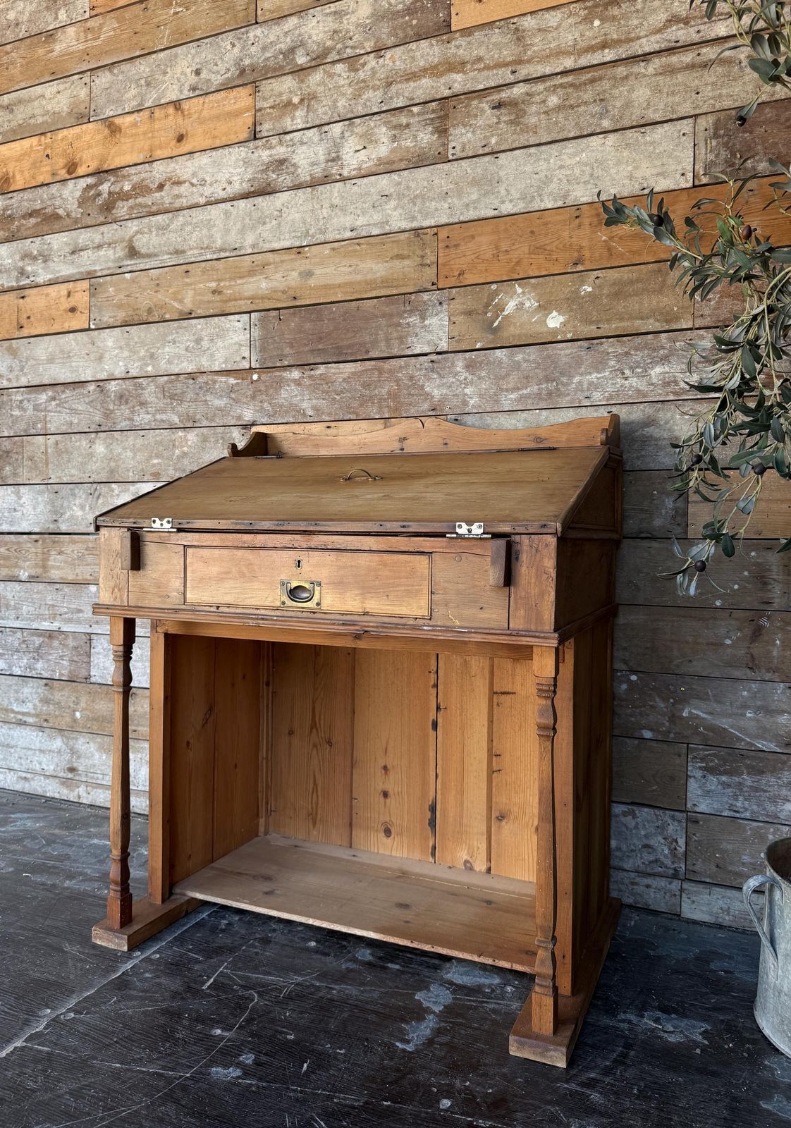 Victorian Pine Clerk's Desk, 1800s photo Furniture
