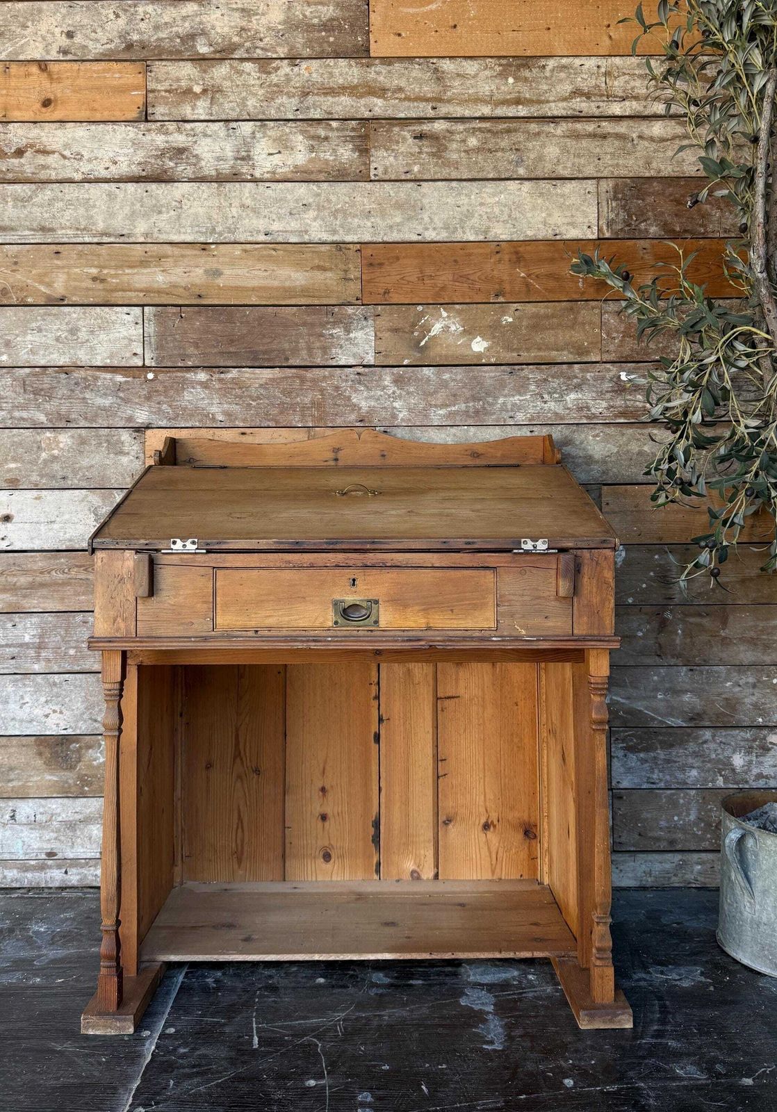 Victorian Pine Clerk's Desk, 1800s photo buy