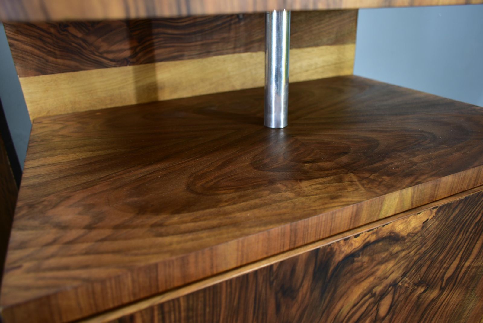Paire de tables de chevet Art déco, Tchécoslovaquie, 1932 photo 1226.0