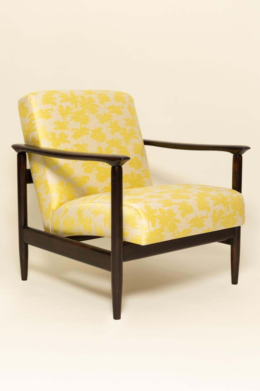 Mid Century Gfm 142 Armchair, Be Bop A Lula Jacquard, E. Homa, Europe, 1960 photo furniture
