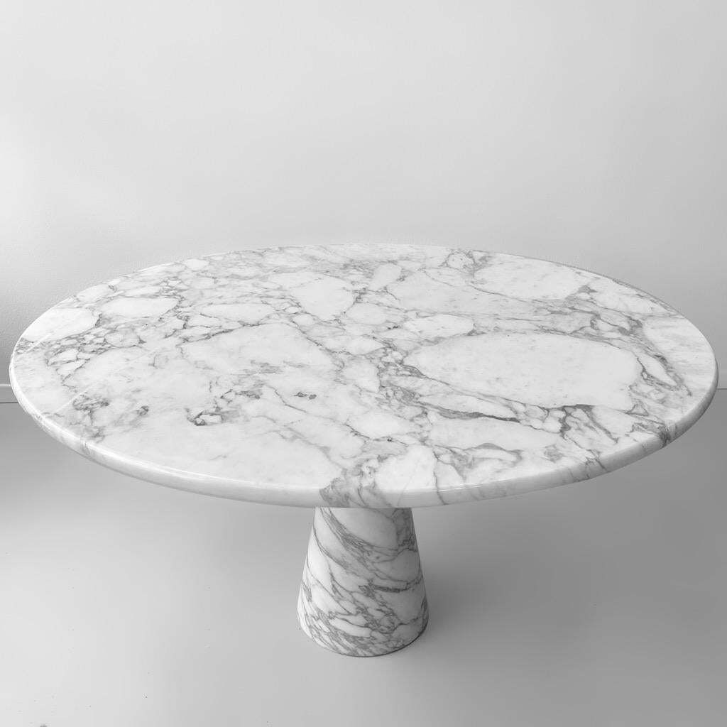 Angelo Mangiarotti M1 Arabescato Marble Dining Table By Skipper, Italy Ca. 1969 photo furniture