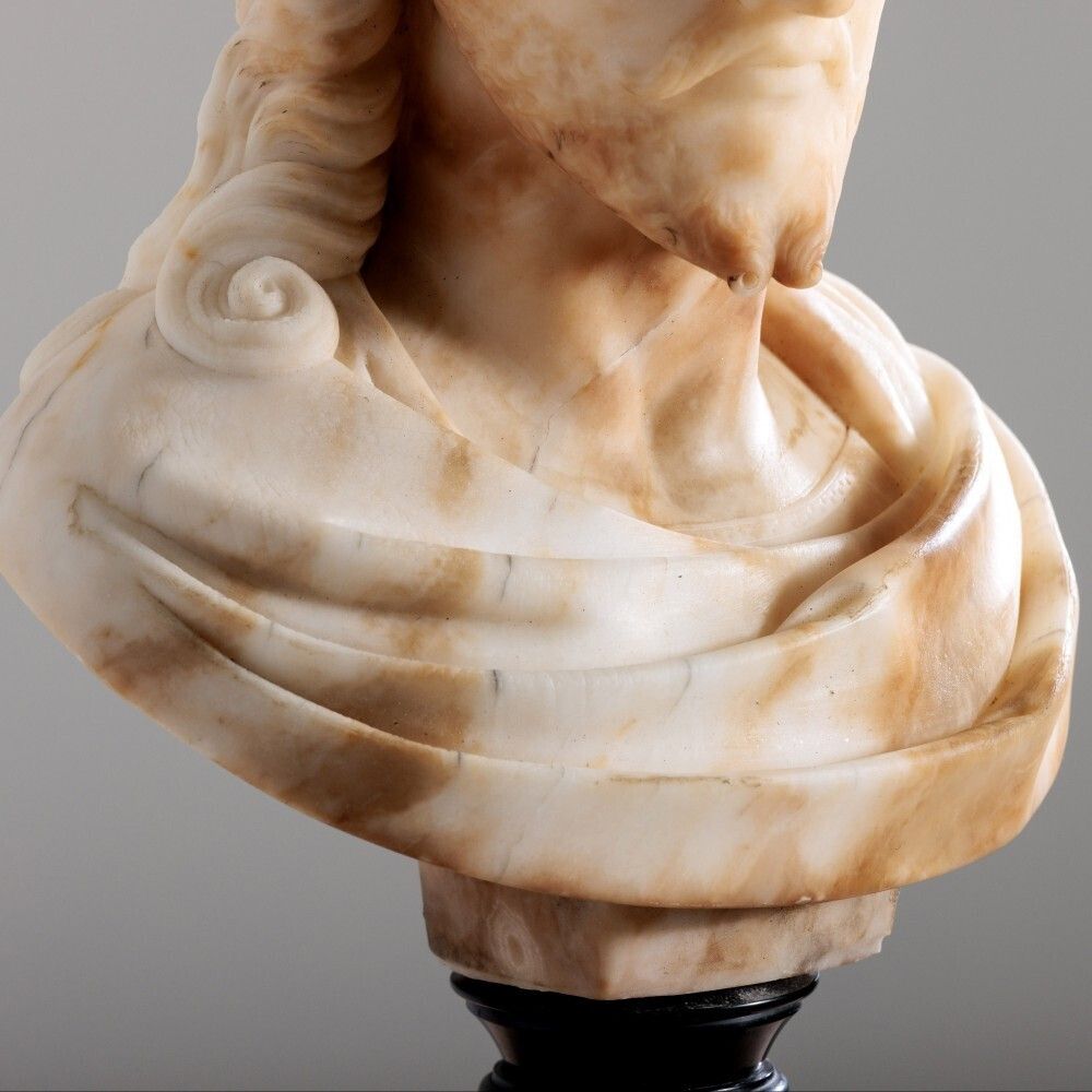photo furniture Alabaster Bust Of Christ, 1800s