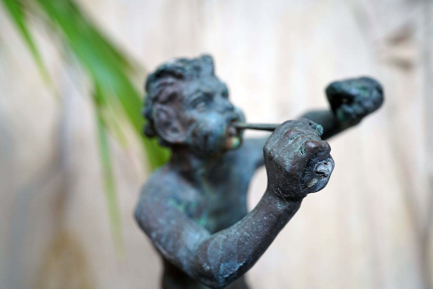 photo furniture An Early 20thc Bronze Figure Of A Dancing Satyr Or Pan C.1900 20