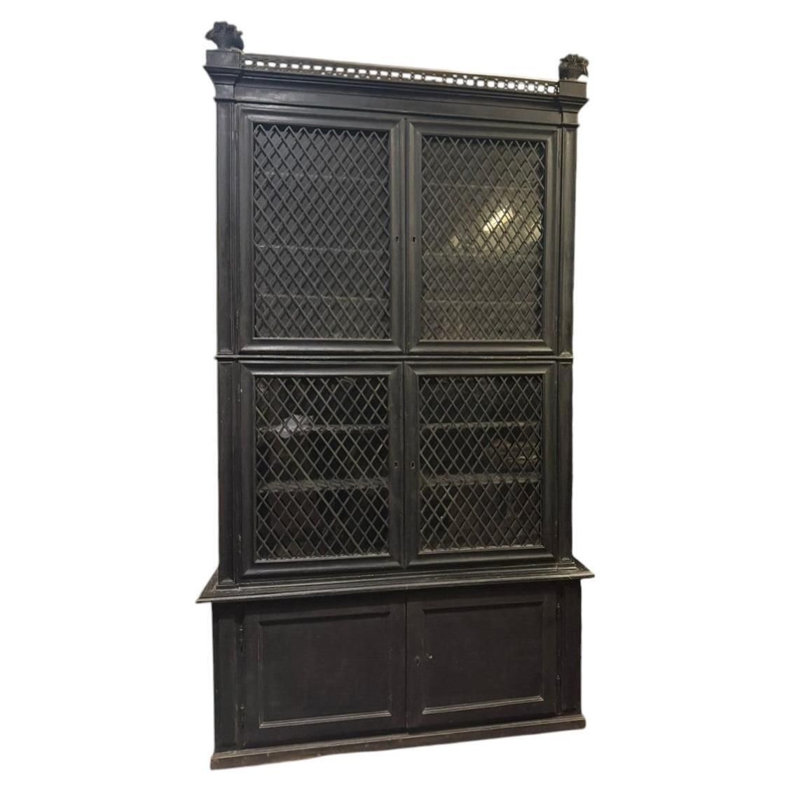 Pair Of Black Lacquered Cabinet Sideboards, Italy photo furniture