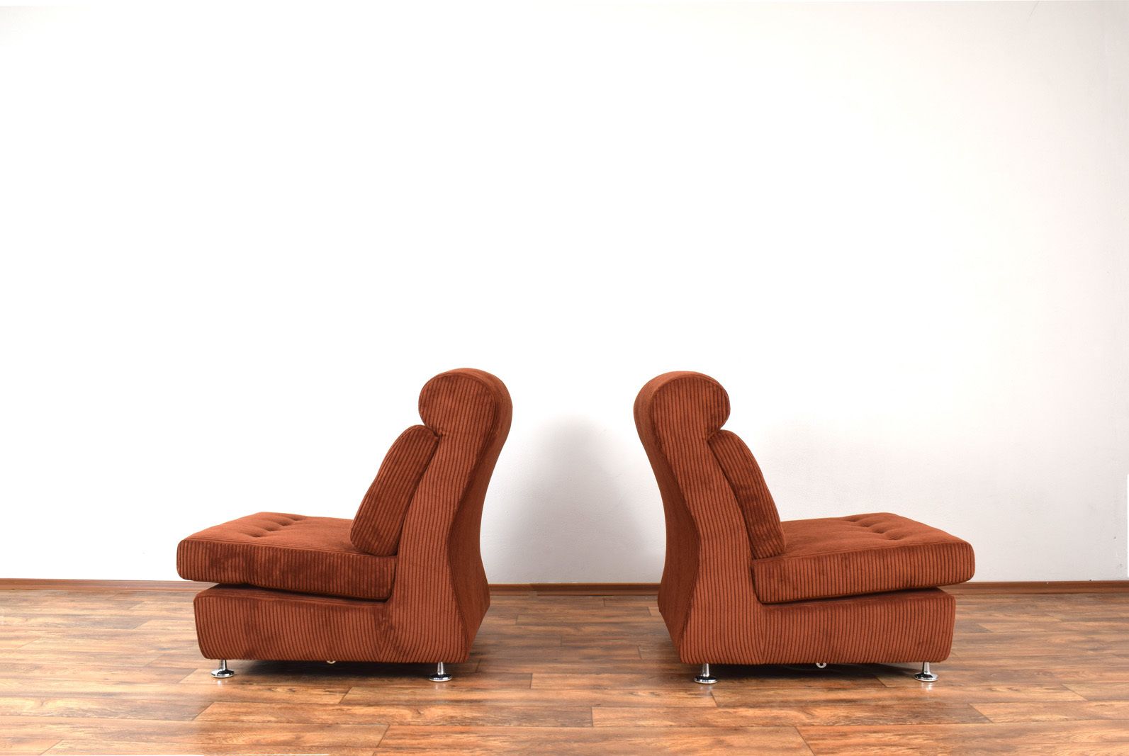 Mid Century Italian Lounge Chairs, 1970s, Set Of 2 photo Furniture