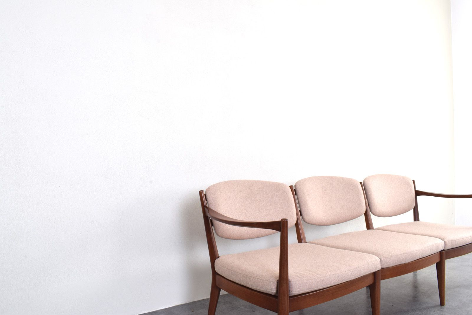 Furniture Norwegian Teak Sofa By Fredrik A. Kayser & Adolf Relling For Arnestad Bruk, 1950s photo