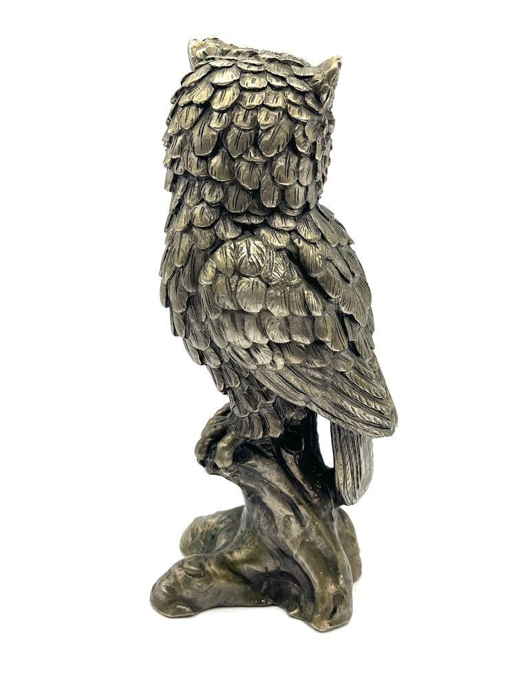 Art Deco Metal Owl photo Home Decor