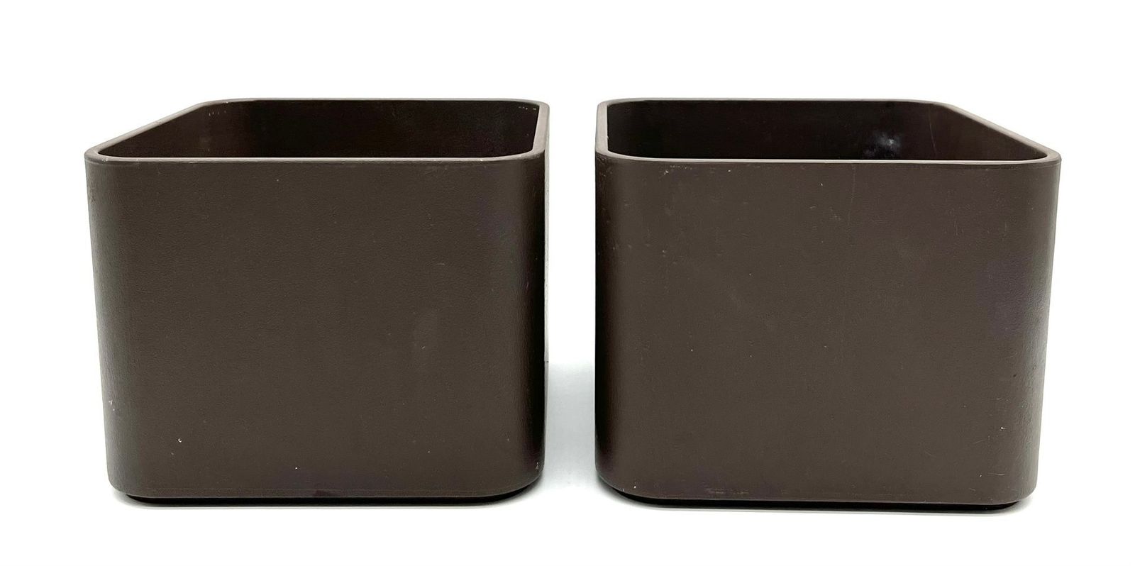 German Space Age Minimalist Plant Pots, 1960s, Set Of 2