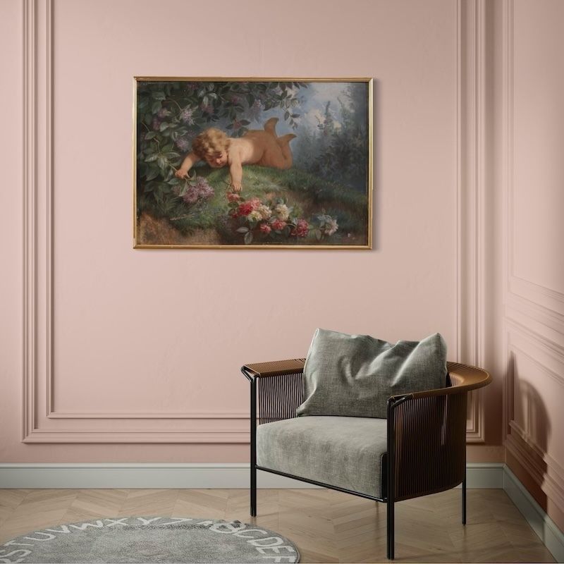 Peinture italienne Le Printemps, XIXe siècle photo 3450.0