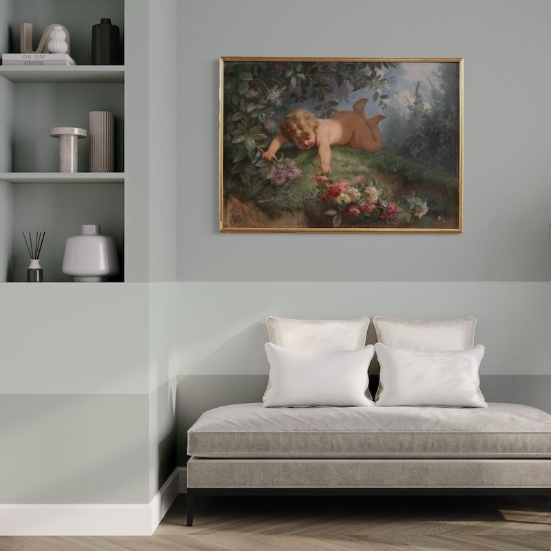 Peinture italienne Le Printemps, XIXe siècle photo buy