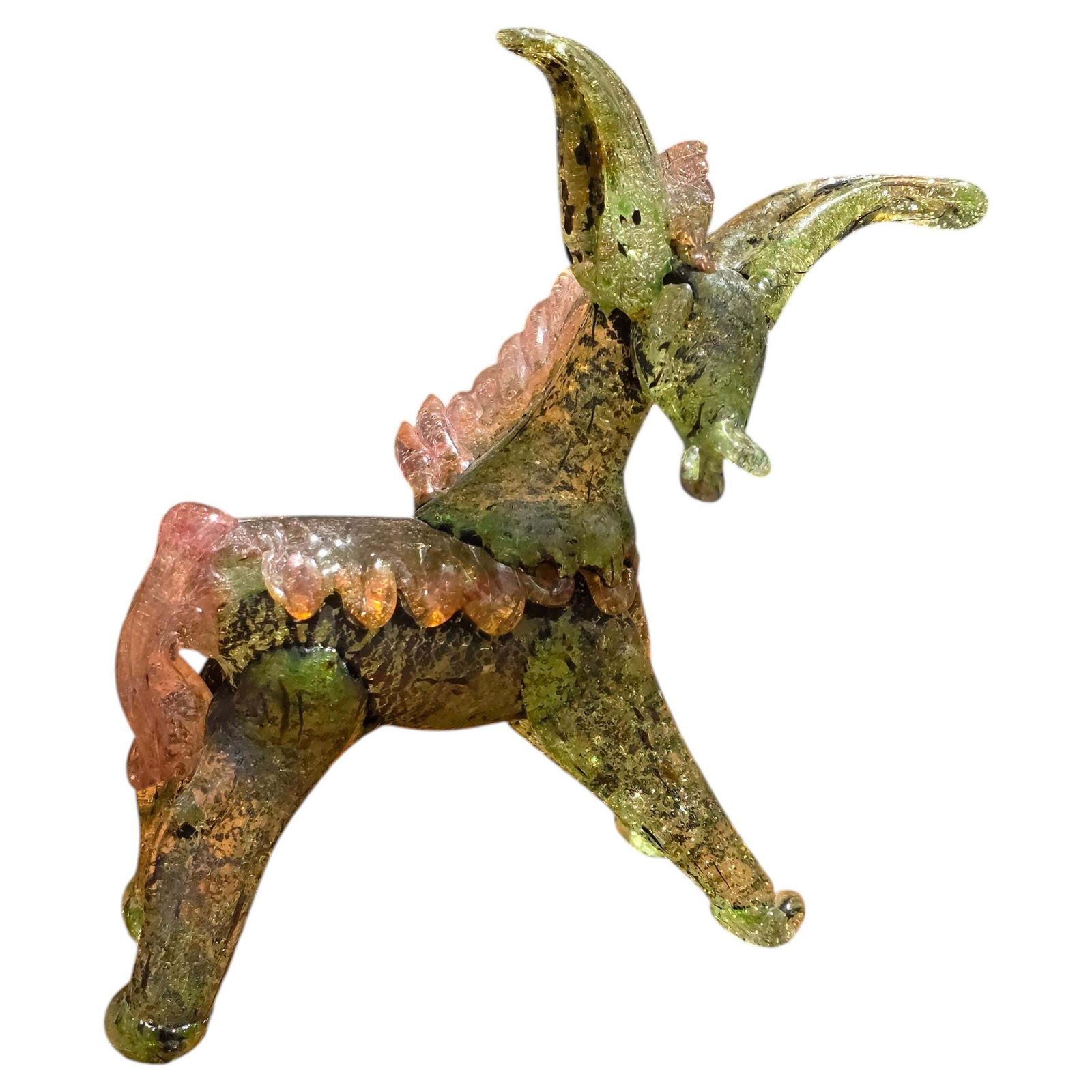 Murano Glass Sculpture Pulegoso 1930 Art Deco Donkey Martinuzzi