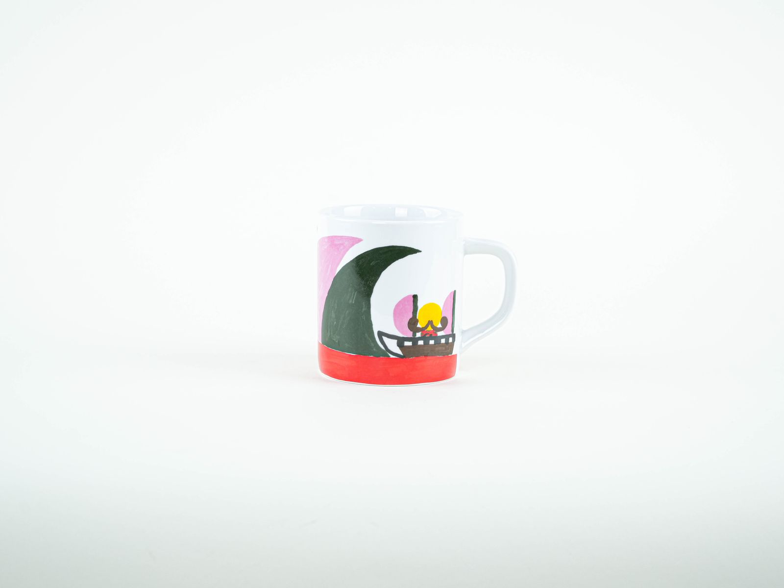 Porseleinen mok, Deens design, jaren 1990/2000, fabrikant: Royal Copenhagen photo for sale