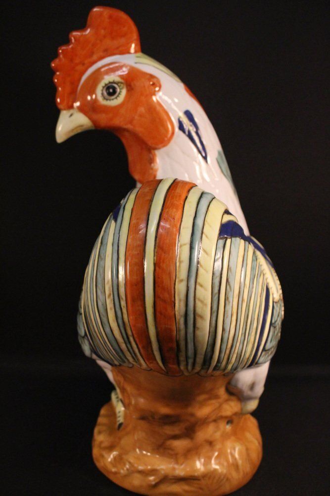 Large Antique Porcelain Rooster photo 1115.0
