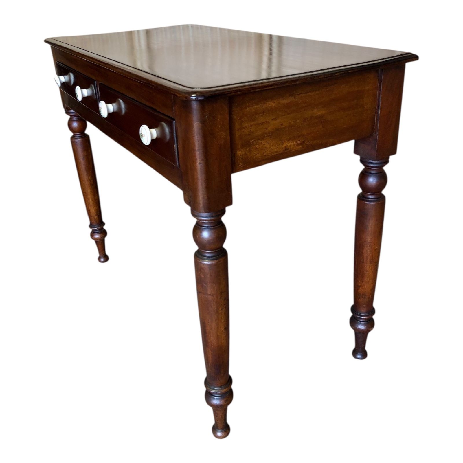 Antique Mahogany Hall Or Writing Table photo Furniture