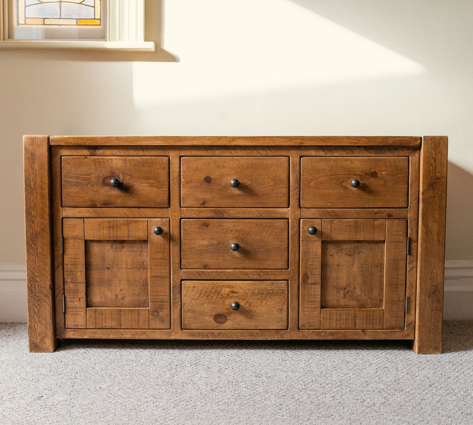 Solid Wood Sideboard photo vintage