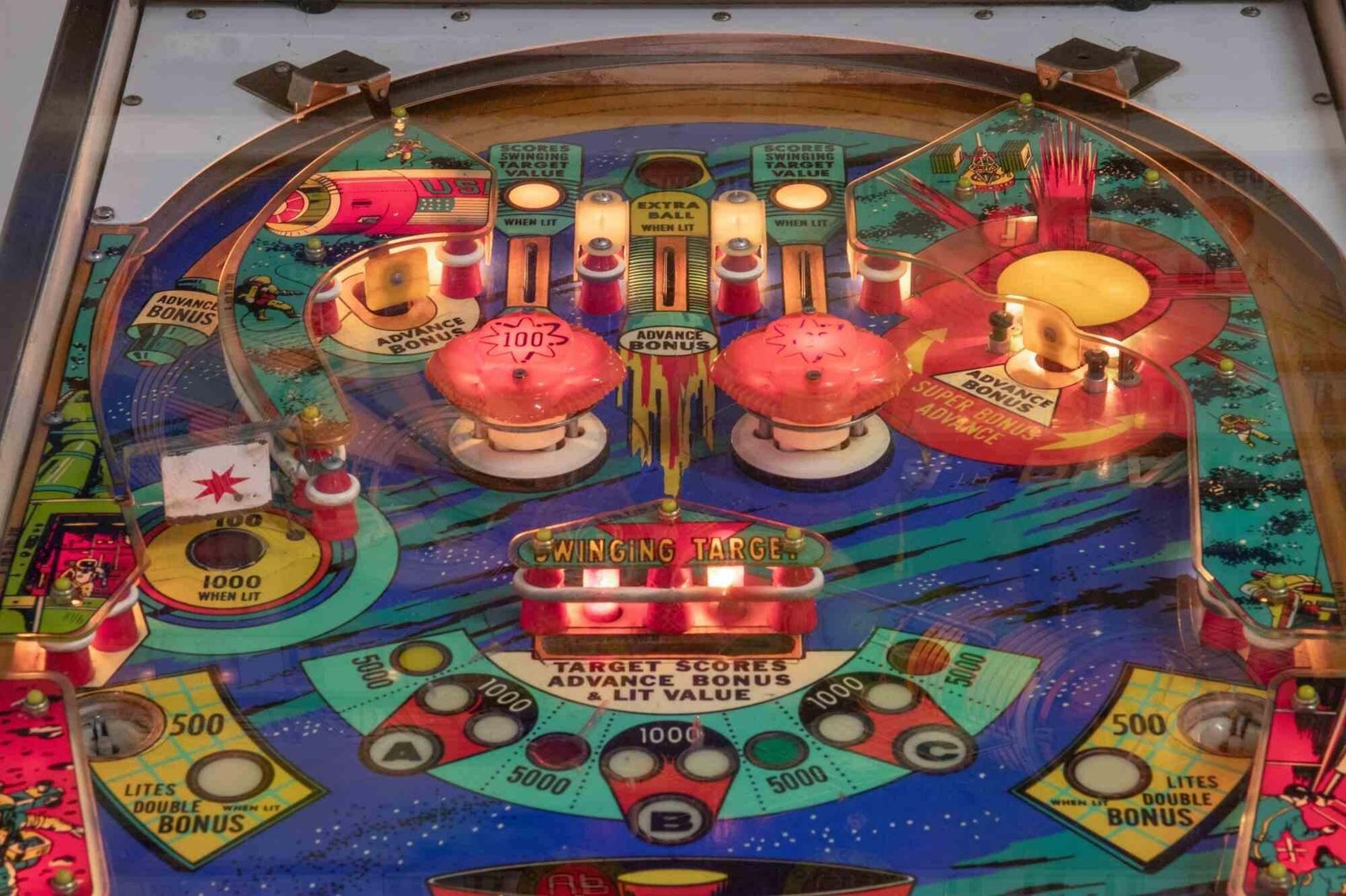 photo for sale Vintage Space Mission Pinball, 1976