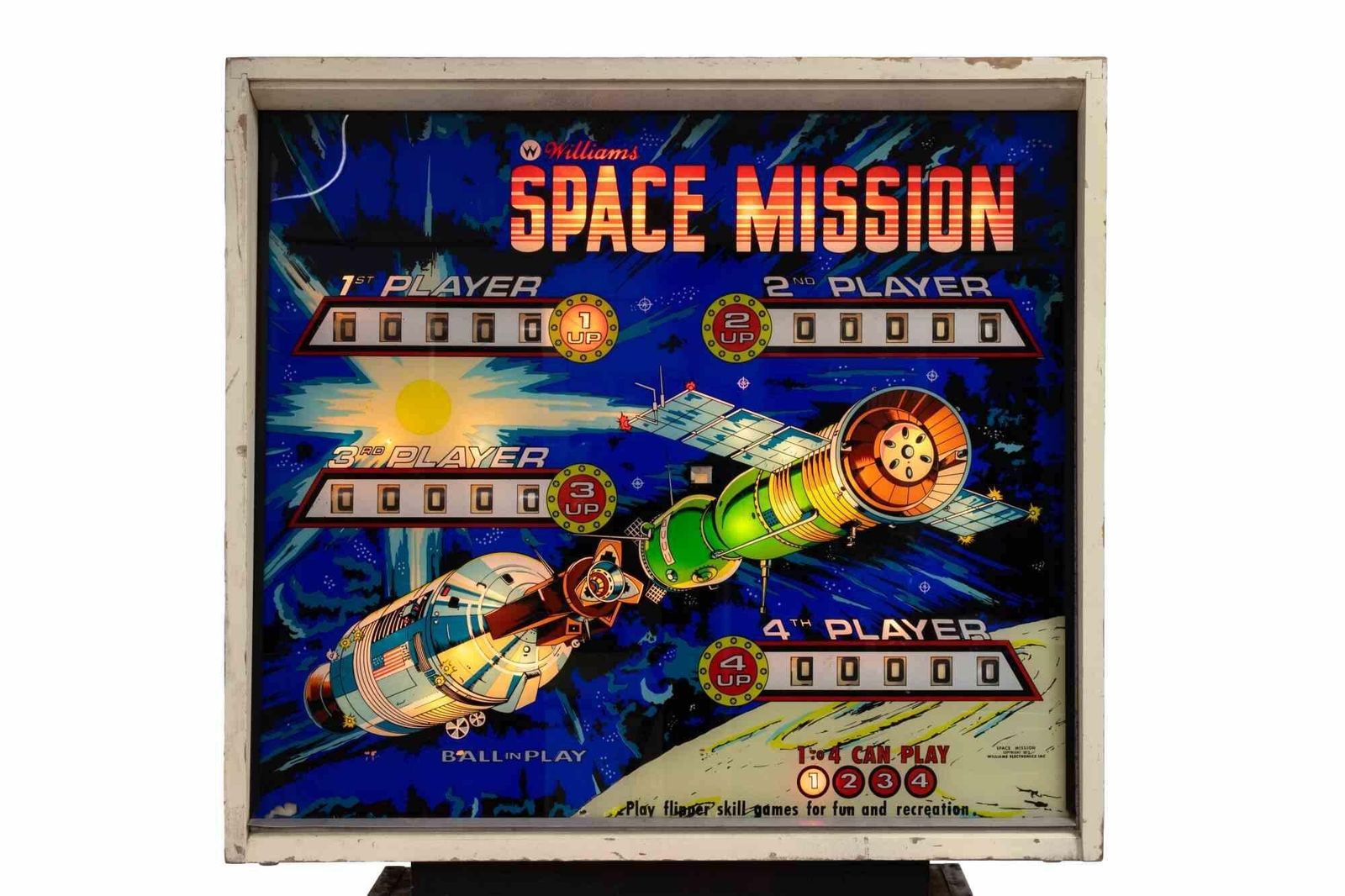 photo vintage Vintage Space Mission Pinball, 1976