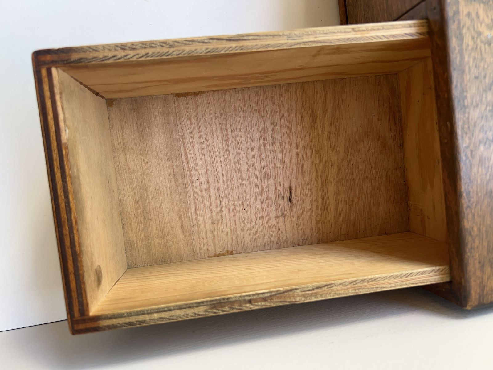 photo for sale Mid Century Solid Wood Filing Drawers