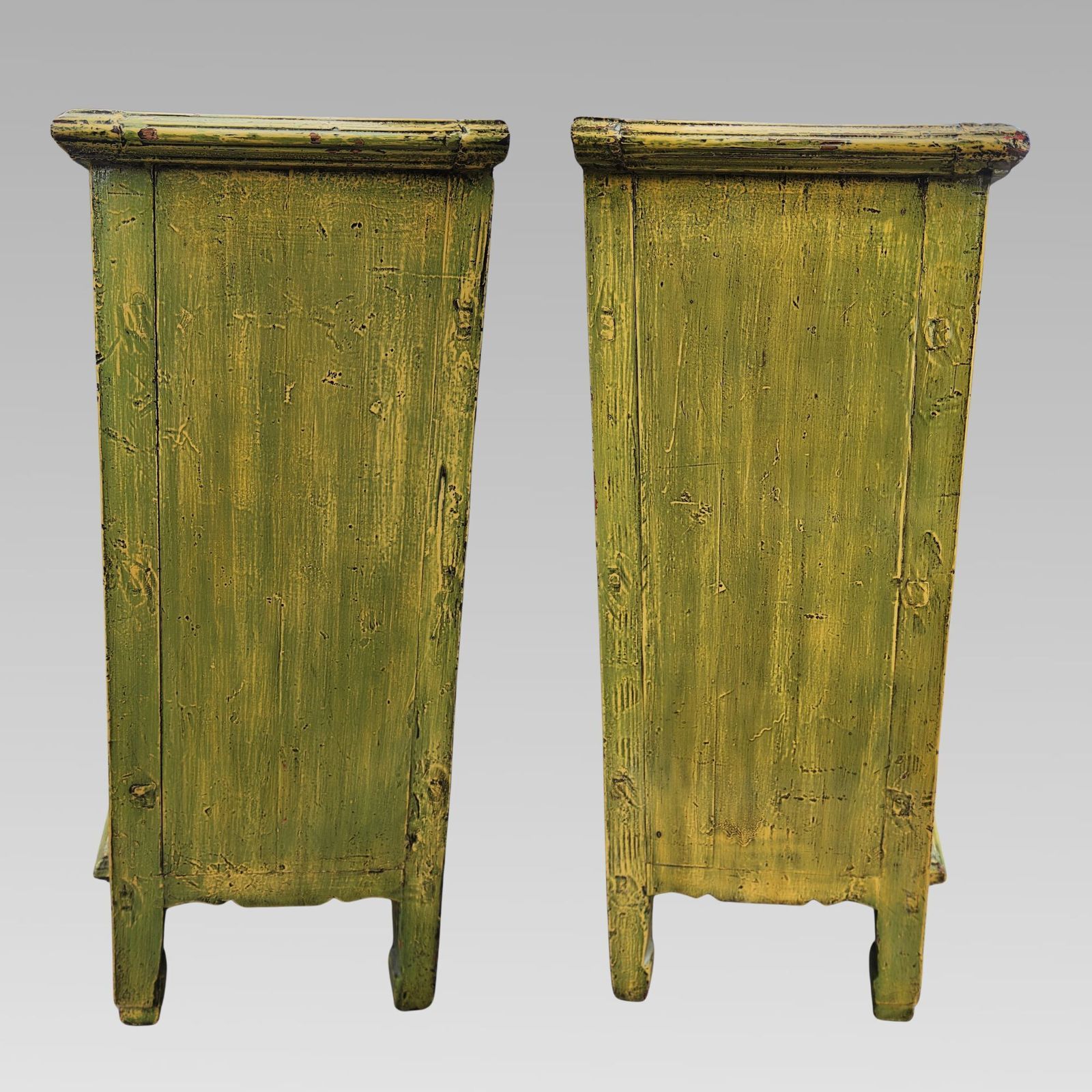 Fabulous Chinese Oriental Yellow Lacquer Chinoiserie Cupboard photo buy