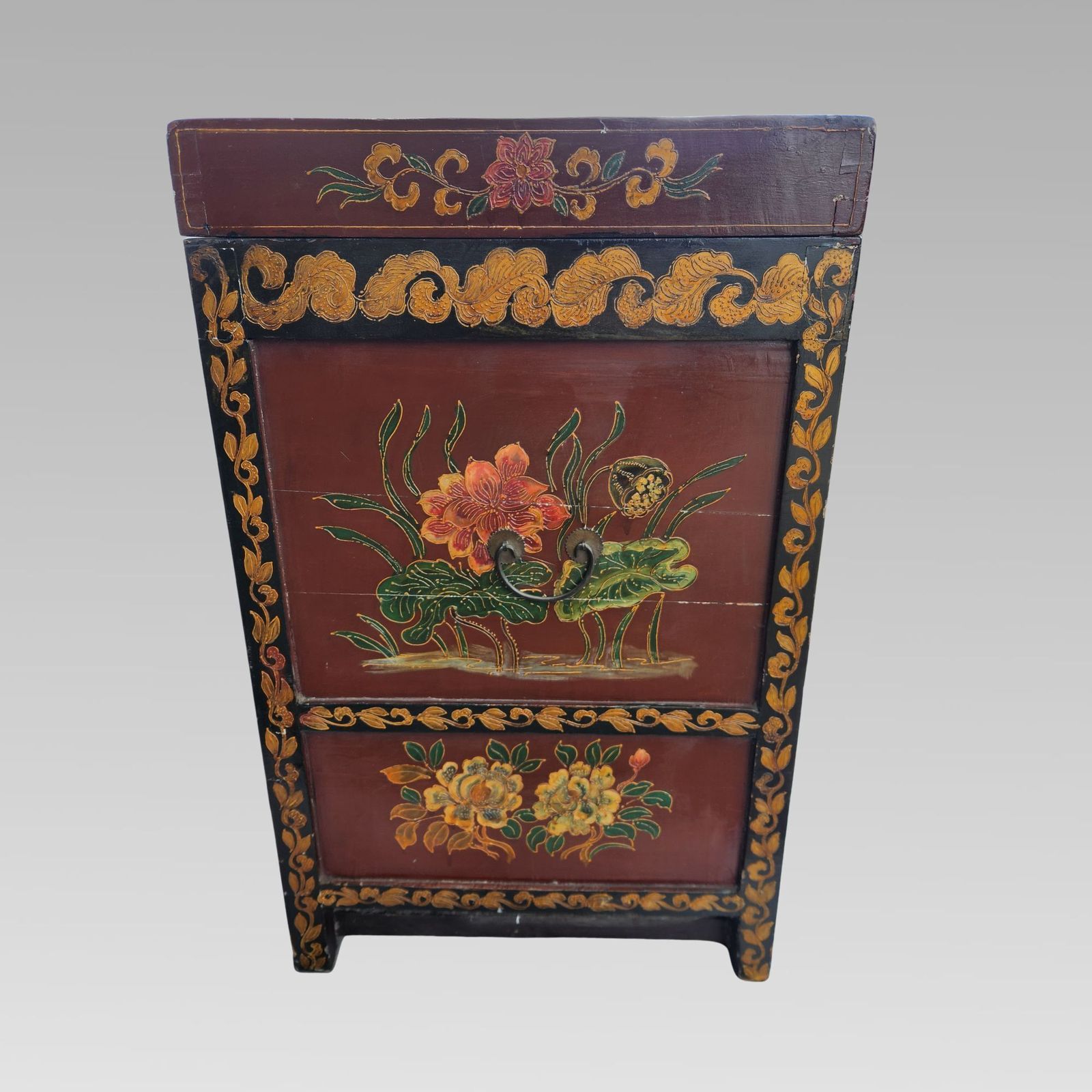 995.0 Exceptional Large Qing Dynasty Oriental Chinese Dragon Storage Chest photo