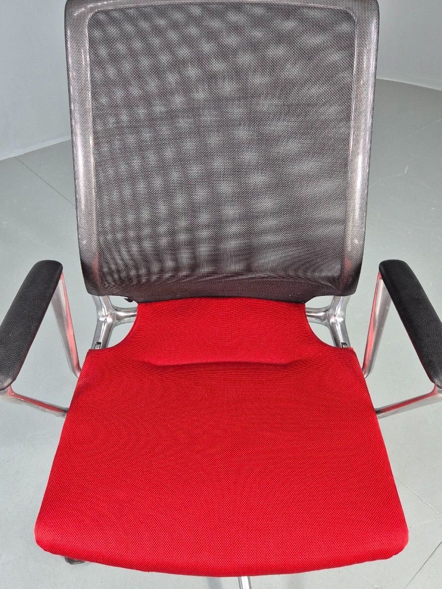 Vintage Vitra Media Office Chair Red And Black Eb12246 photo buy