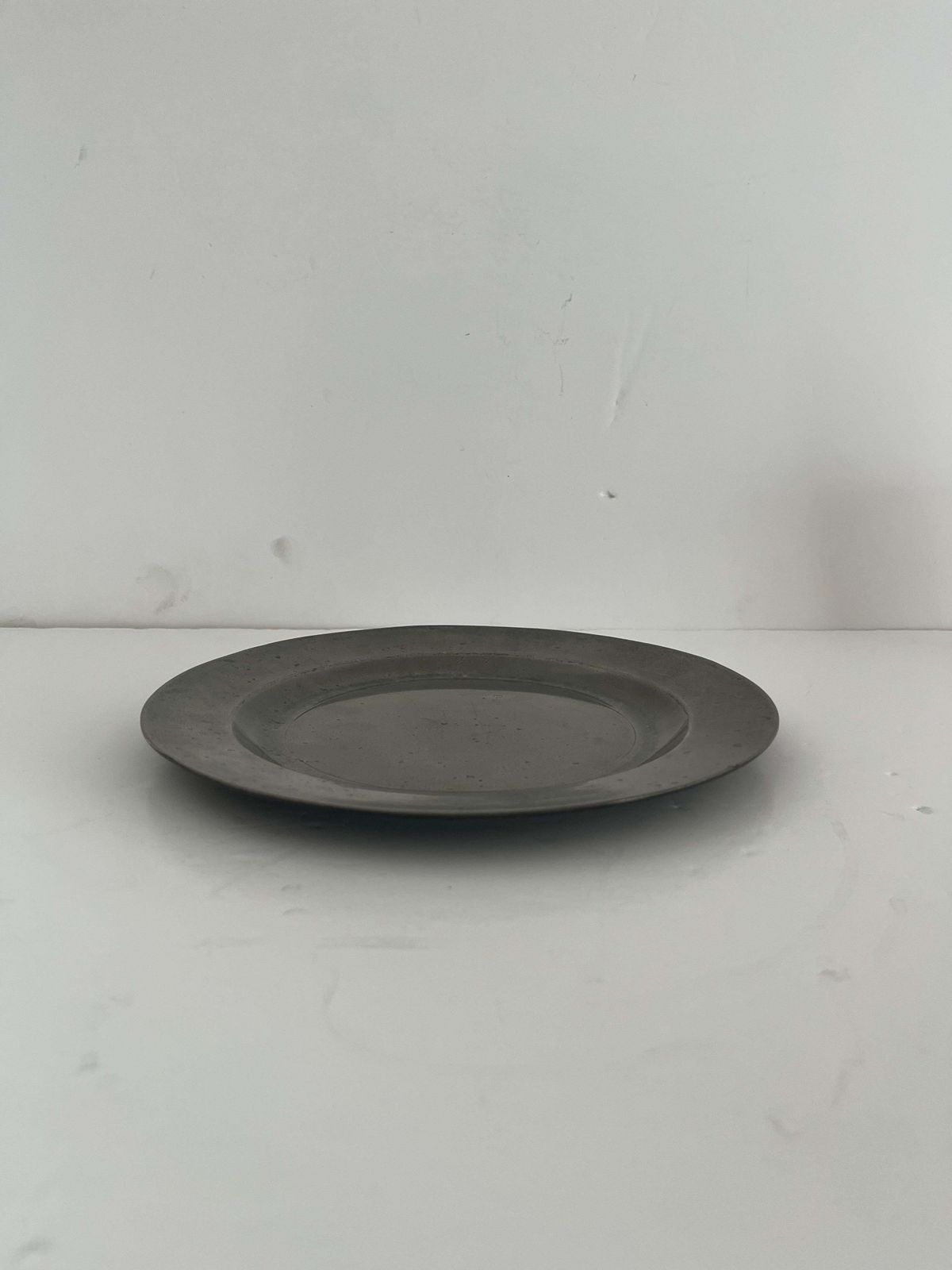 George 111rd Pewter Plate Fully London Stamped , English Circa 1760 photo for sale