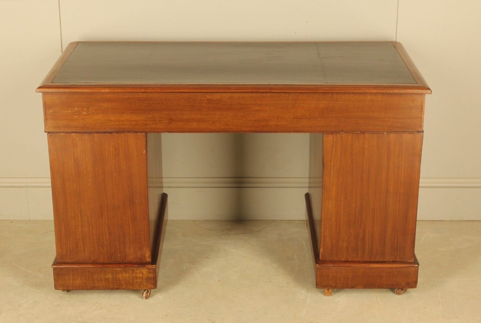 photo for sale Victorian Mahogany Kneehole Pedestal Desk