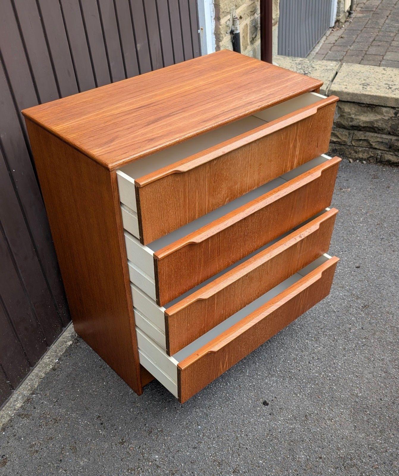 Danish Steen Teak Chest Of Drawers Mid Century Vintage 50s 60s 70s Scandi Retro photo furniture