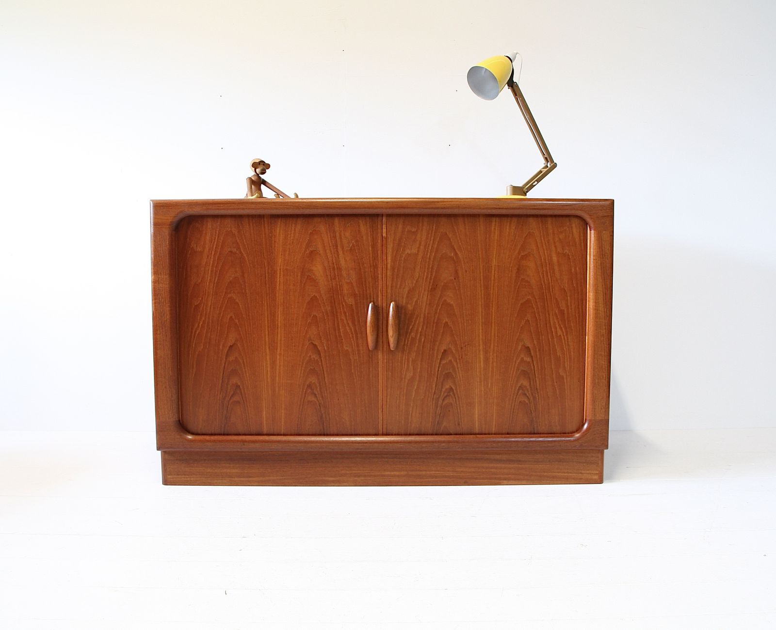 Dyrlund Tambour Teak Sideboard   Mid Century Danish 1960s photo furniture