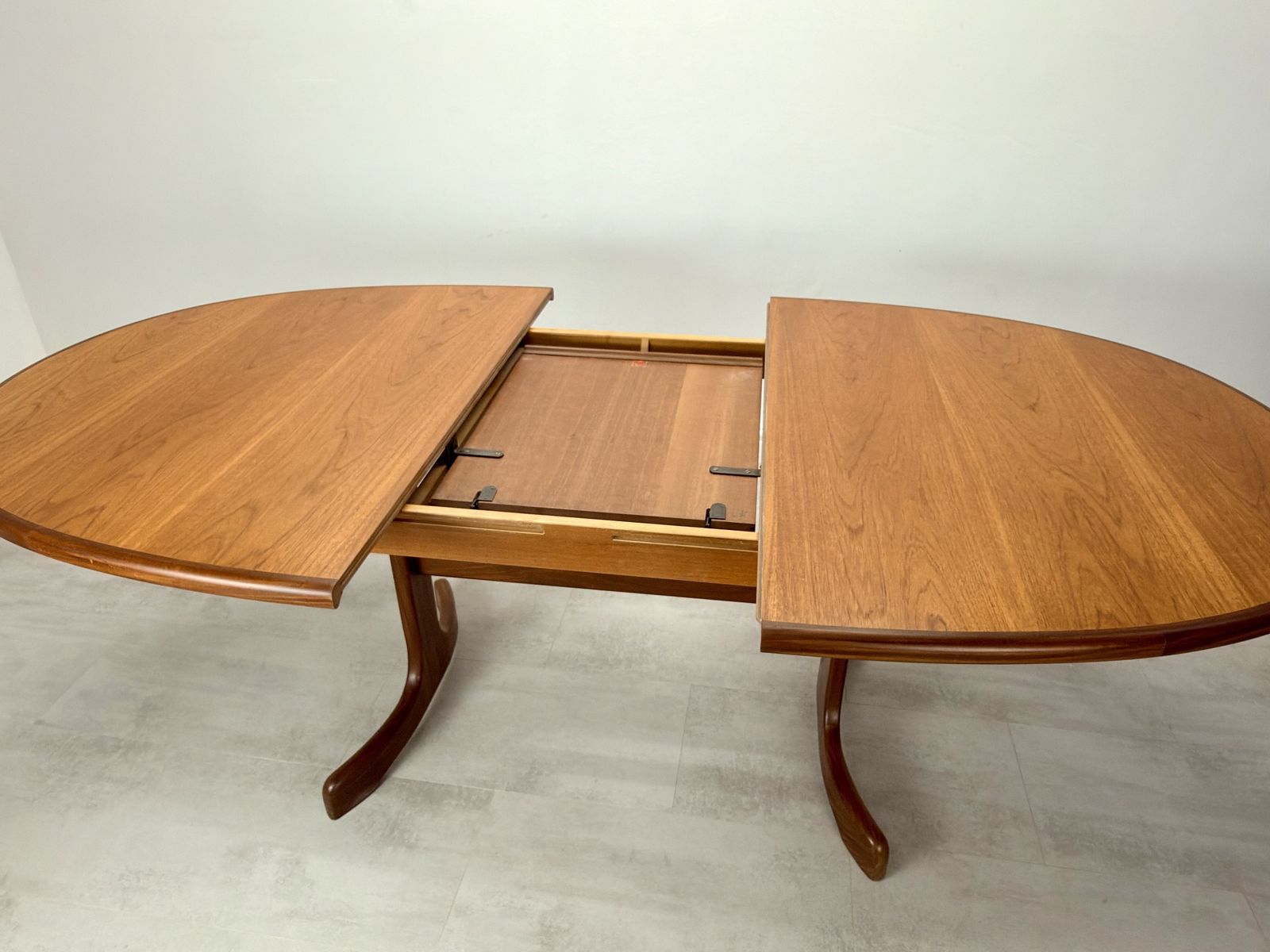 G Plan Oval Teak Dining Table photo vintage