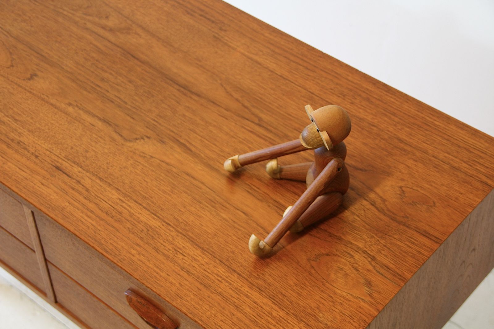 Kai Kristiansen Low Drawers In Teak Danish Mid Century Modern 1958 photo vintage