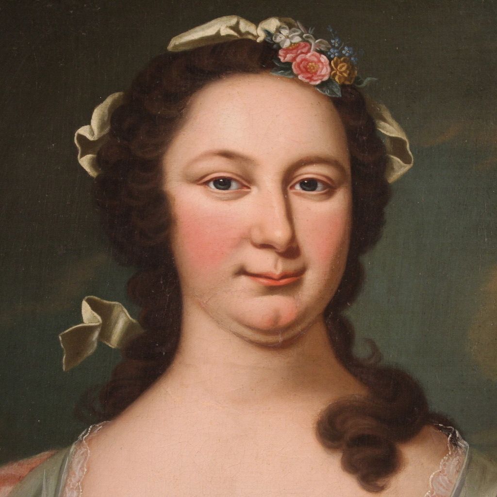 Fraai 19e-eeuws portret van een dame photo Kunst