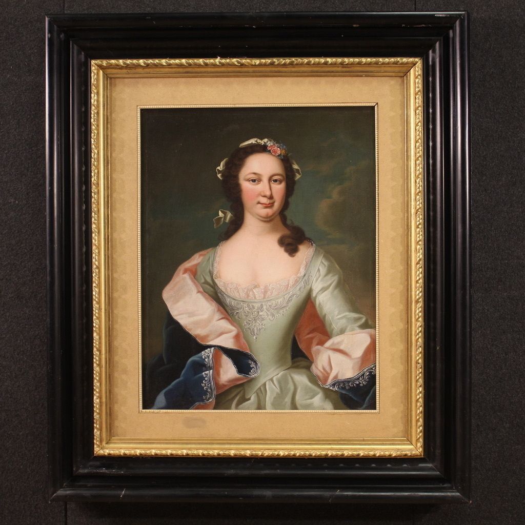 Great 19th Century Portrait Of A Gentlewoman