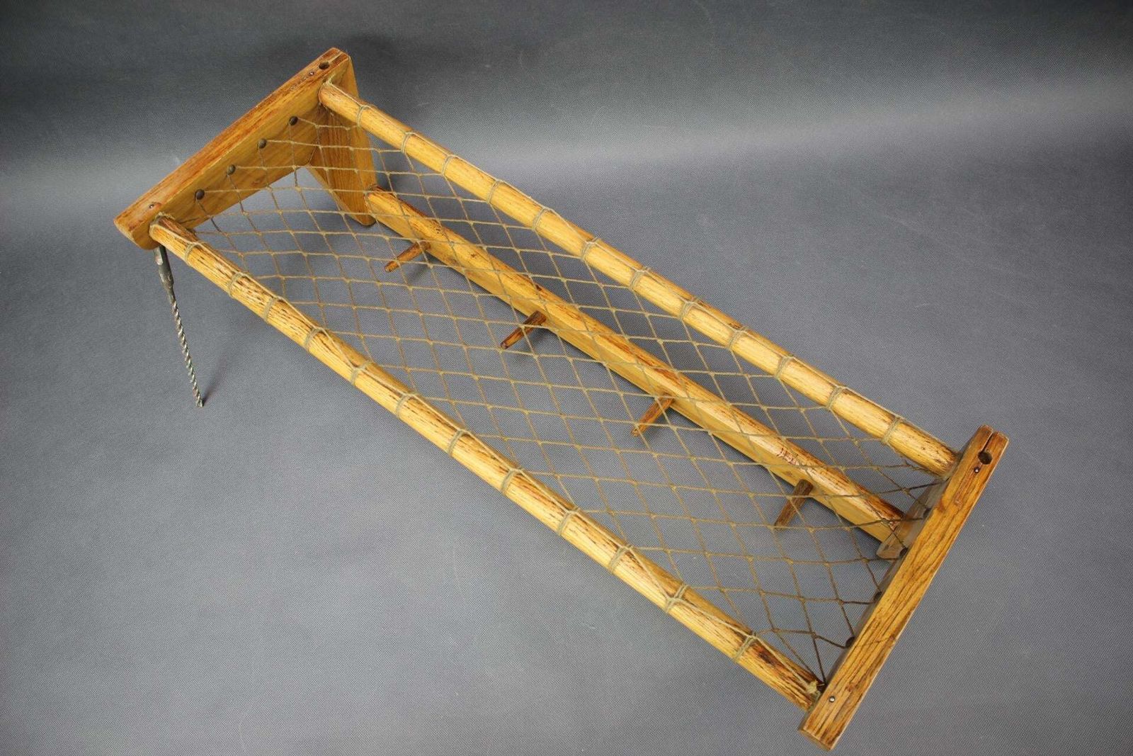 Mid Century Wall Mounted Coat Rack And Shelf, Czechoslovakia, 1950s photo furniture