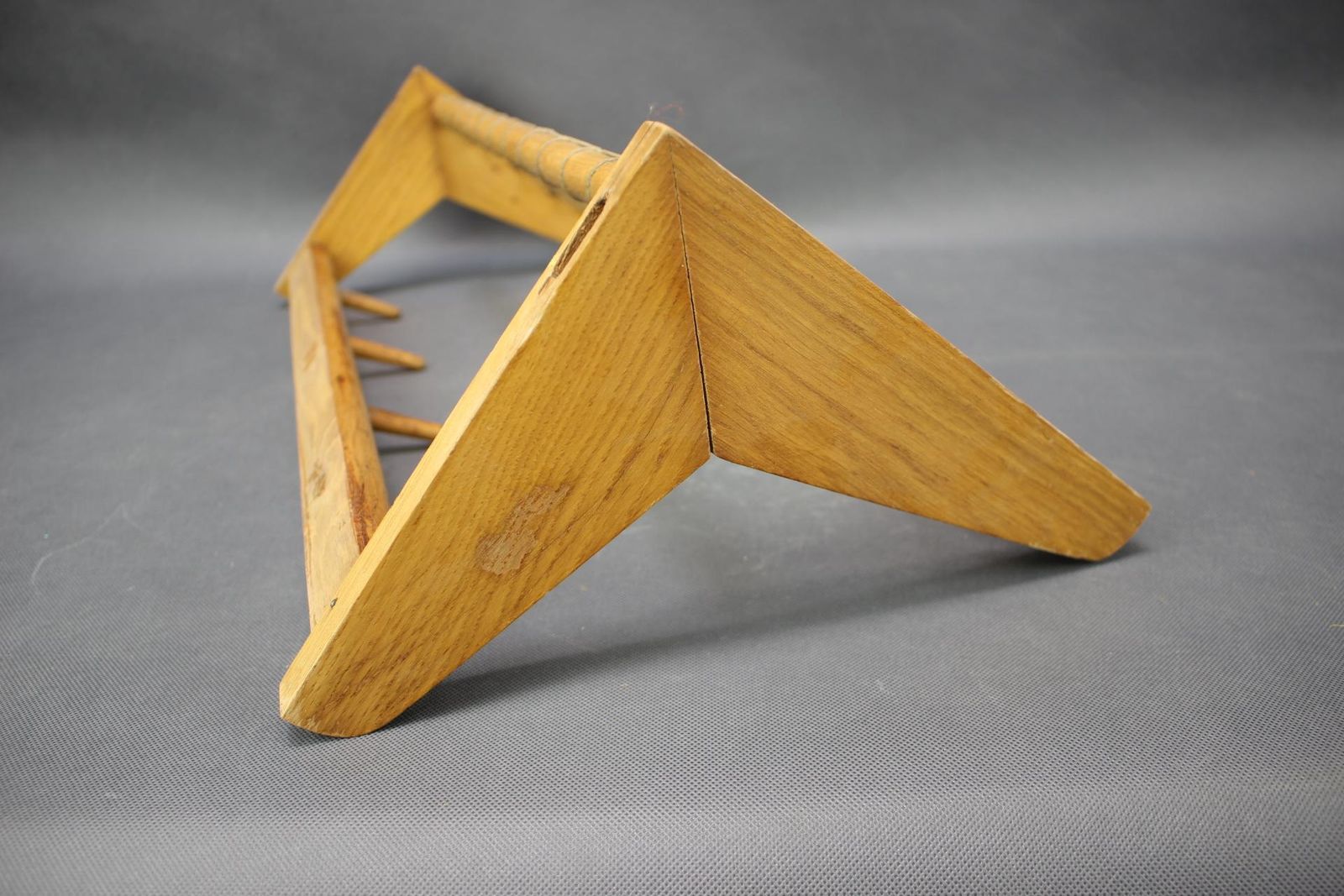 photo furniture Mid Century Wall Mounted Coat Rack And Shelf, Czechoslovakia, 1950s