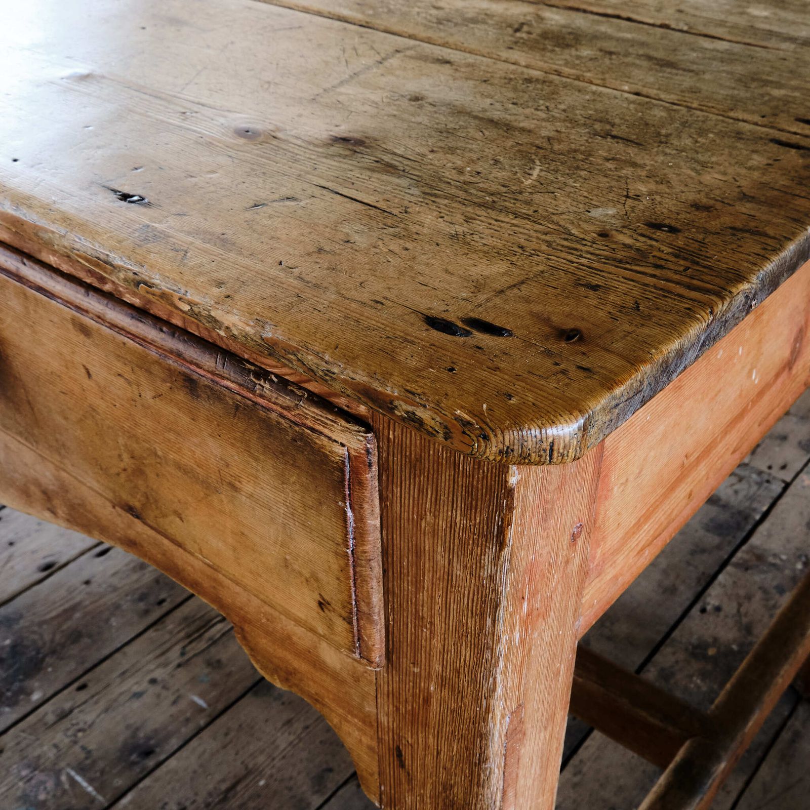 19th Century Pine Dairy Table photo furniture