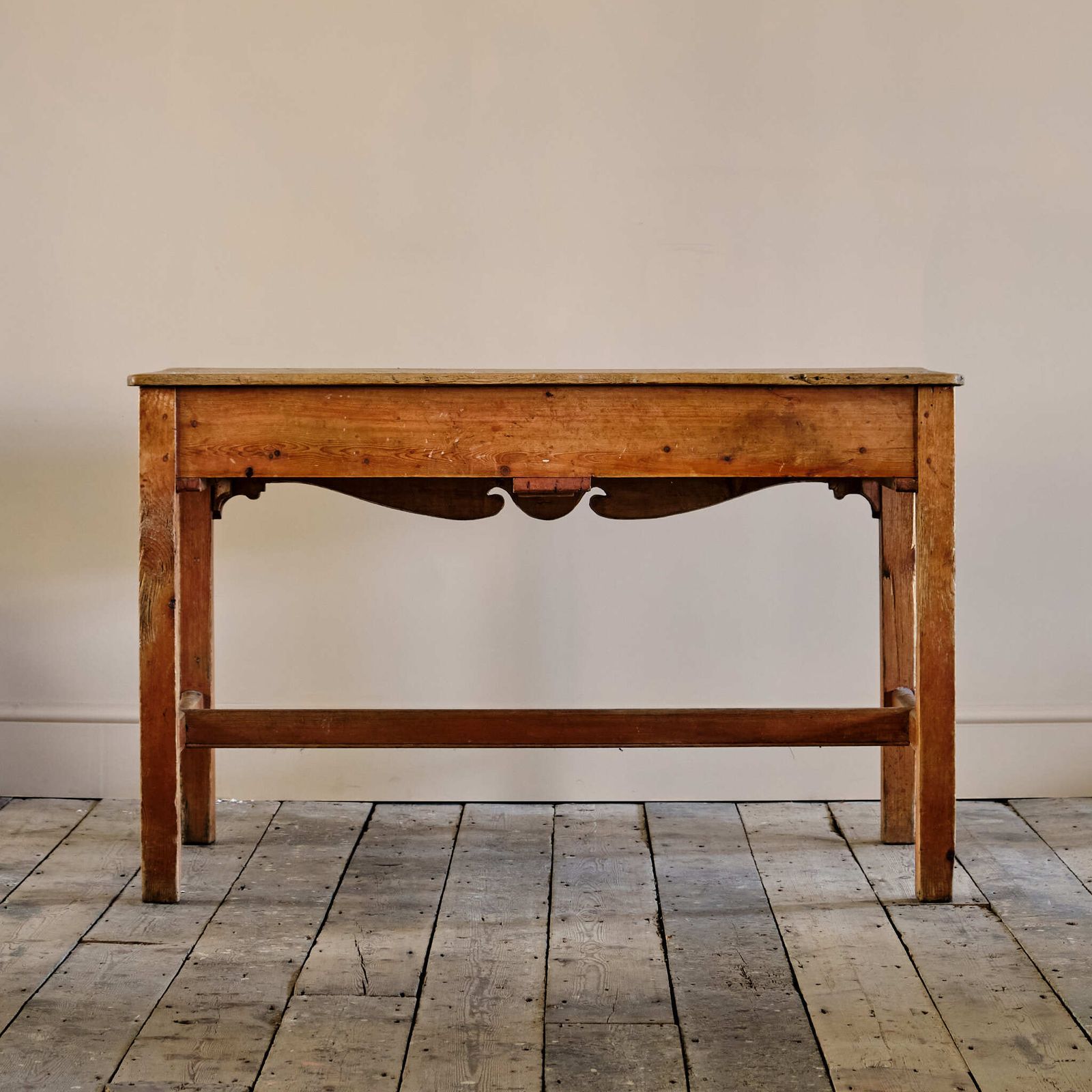 Furniture 19th Century Pine Dairy Table photo