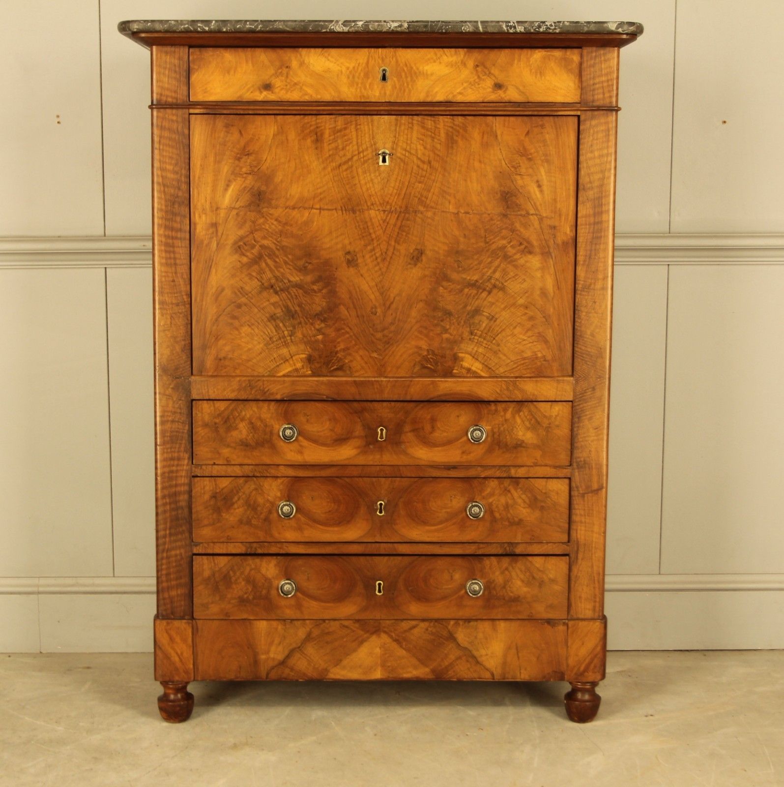19th‑Century French Walnut Secretaire. photo furniture