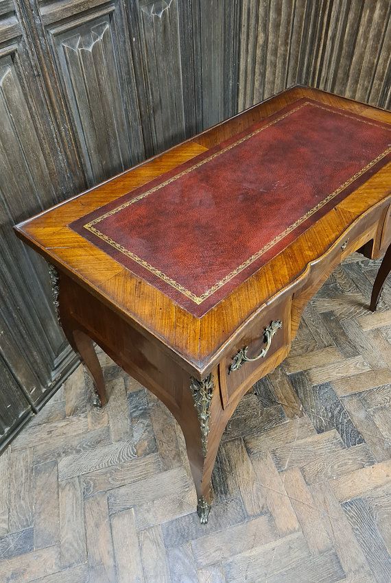 French Tulipwood Writing Desk, 1800s photo for sale