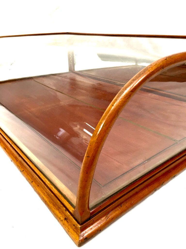 Antique Large Sized Haberdashery Shop Counter Glass Dome Display Cabinet C.1910. photo for sale