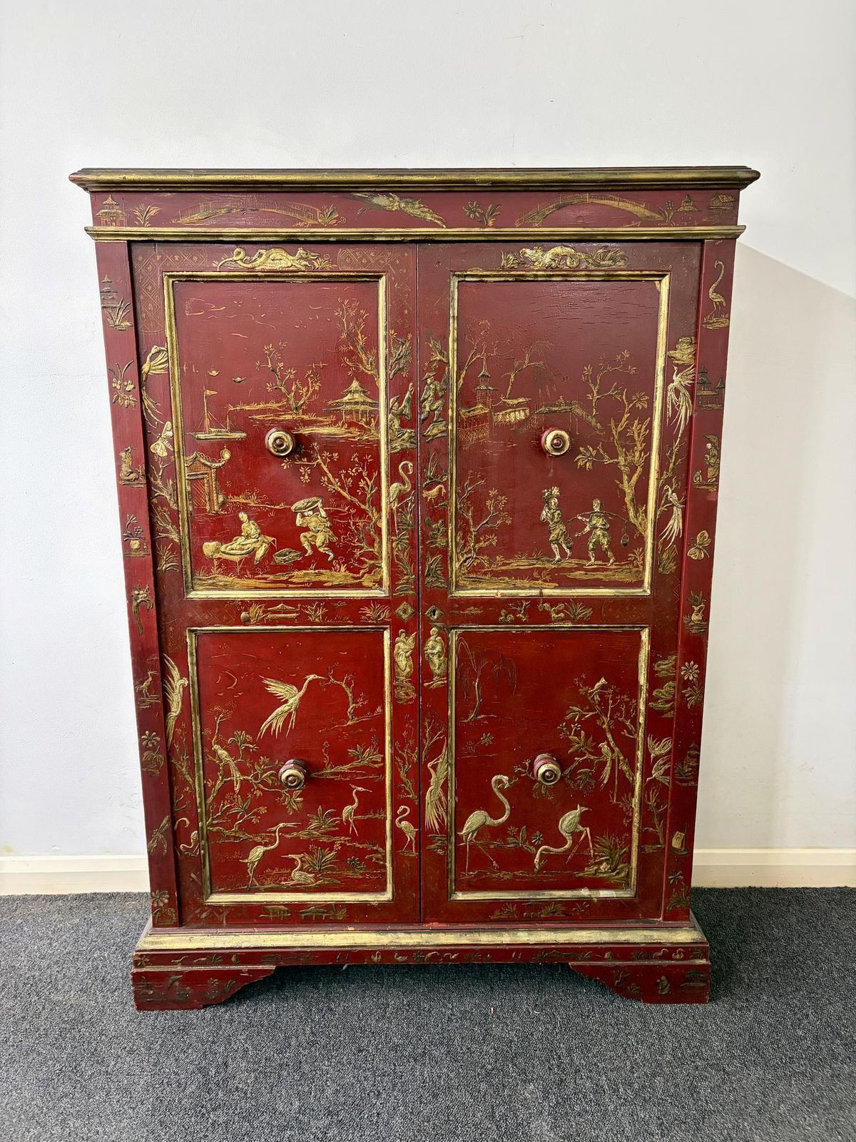 19th Chinoiserie Decorated Cabinet photo furniture