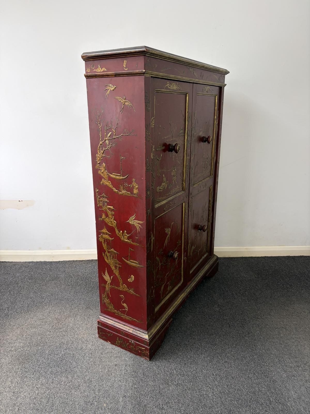 19th Chinoiserie Decorated Cabinet photo 2495.0