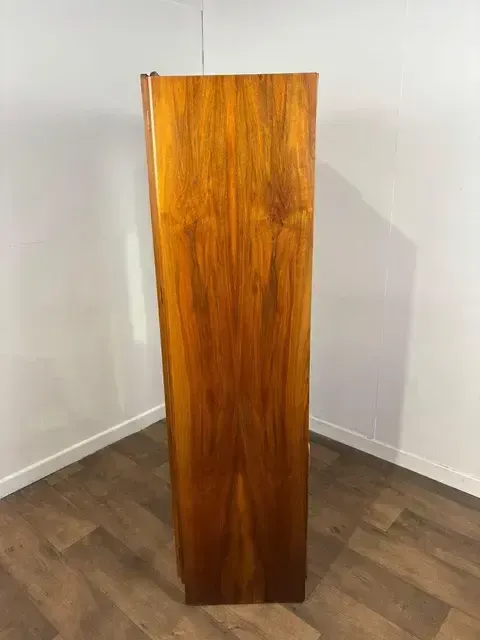 1950's Vintage Walnut Veneered Wardrobe photo for sale