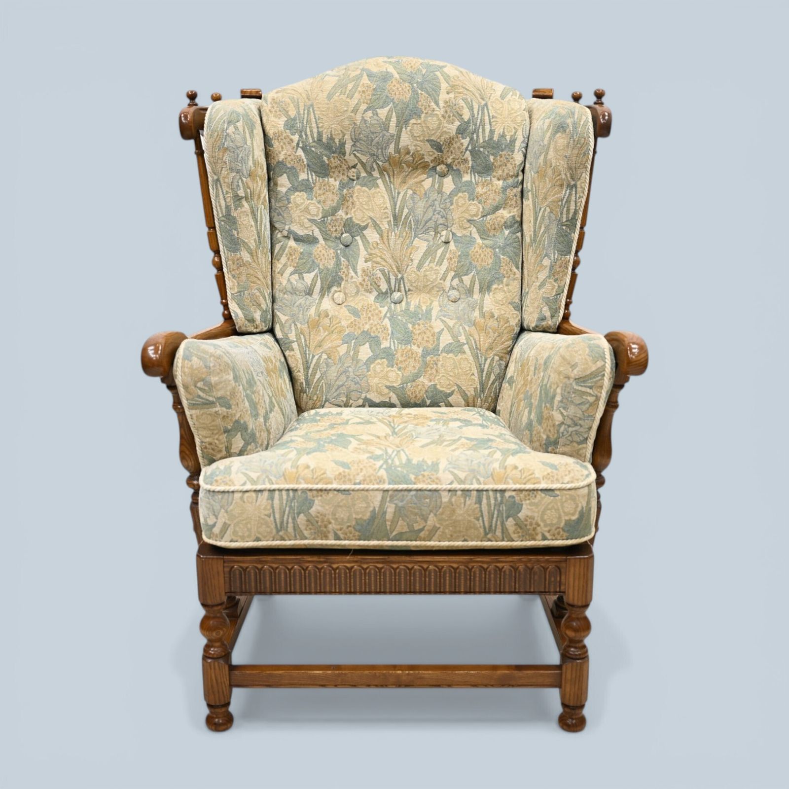 Ercol Cloister Wing Back Easy Fireside Armchair Golden Dawn Free Delivery* photo furniture